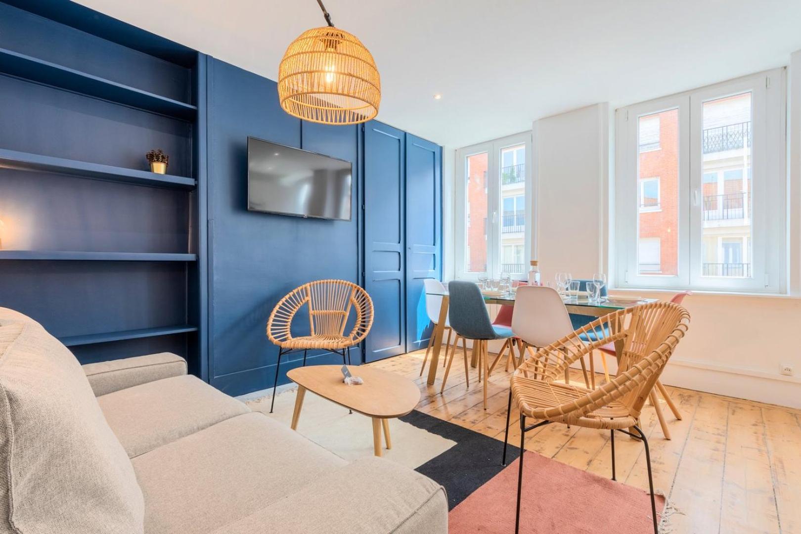 Bright 3-Bedroom 2-Bathroom Flat Lille Eksteriør bilde